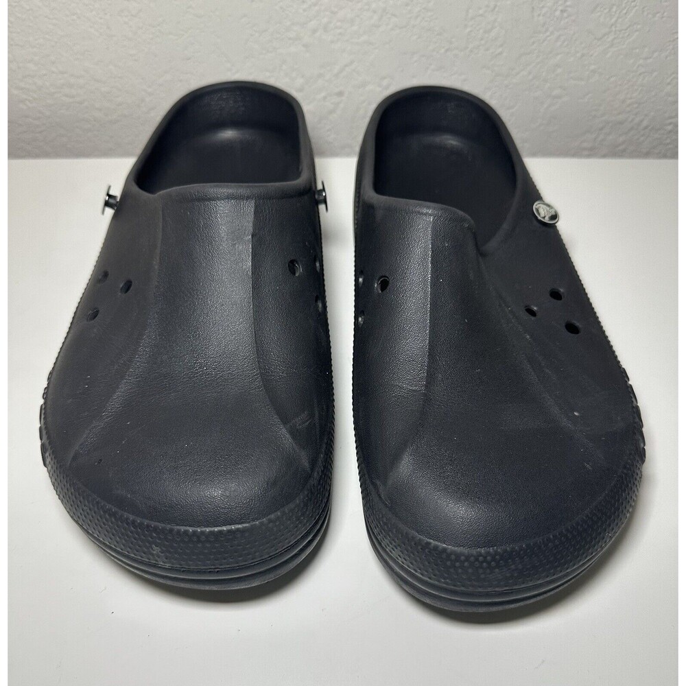 Crocs Mules Clogs Slip On Black No‎ Back Strap Unisex Men's 10 Women's 12